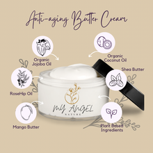 Load image into Gallery viewer, Anti-Aging Organic Butter Cream | Crema Orgánica Anti-edad 4oz.